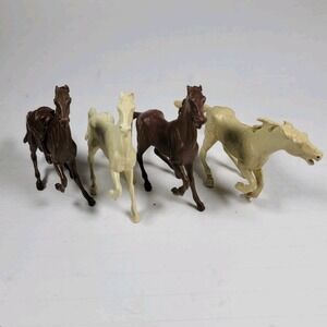 Marx vintage 1950's 54mm western playsets horses Saddle